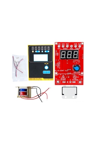 Yuntech01 100a İkili Darbeli Nokta Kaynak Kontrol Kartı - Akım/süre Sayıcı, Kesinti Verisi Saklama, 220v Transformator Uyumlu Dıy Nokta Kaynak Kontrolcüsü