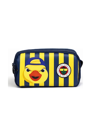 Fenerbahçe Strıped Yellow Kalem Çanta Sarı-lacivert