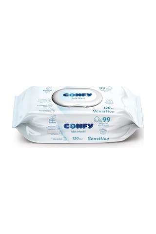 Confy Premium Sensitive Islak Mendil 120 Adet