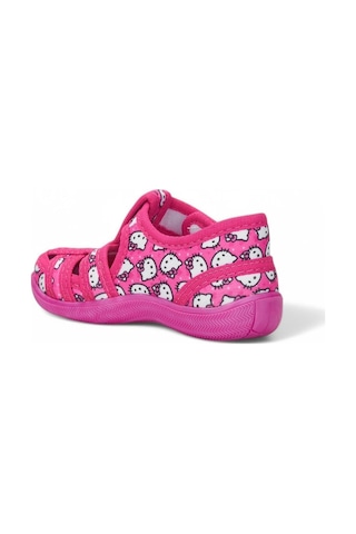 Hello Kitty 588 Kız Çocuk Kaymaz Taban Panduf Fuşya