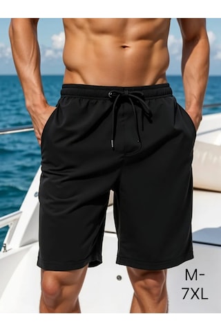 Yazlık Spor Plaj Yüzme Şortu 311962586 Siyah