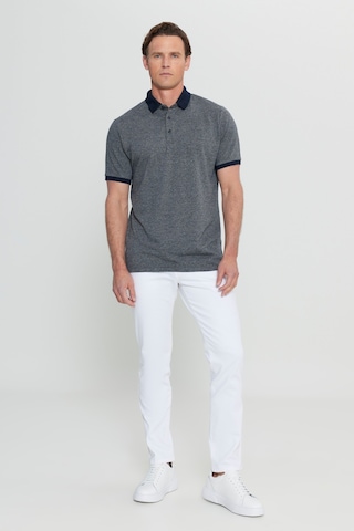 AC&Co / Altınyıldız Classics Erkek Lacı Pamuklu Comfort Fit Rahat Kesim Polo Yaka Jakarlı Tişört Lacı