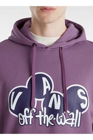 Vans Mor Erkek Kapüşon Normal Düz Sweatshirt Vn000hpacıf1 Grape Jam