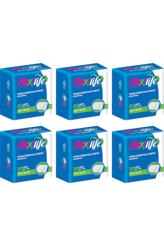 Flexilife Altı Bezi Serme Yatak Koruyucu Örtü 60X90 Cm 30 L