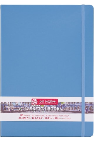 Talens Artcretıon Eskiz Bloğu 140 G 21x30 CM Göl Mavisi l.blue