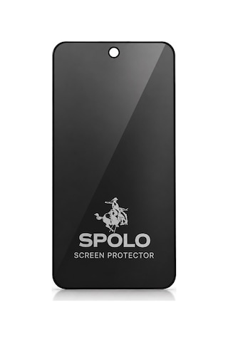 Spolo Apple iPhone Uyumlu 17 Pro Max Hayalet Ekran Koruyucu Gizlilik Camı Yan Görüş Önleyici