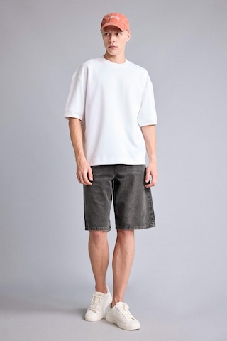 Defacto Loose Fit Bisiklet Yaka Kısa Kollu Ağır Kumaş Basic Beyaz Tişört B4844ax26auwt34 Beyaz-wt34