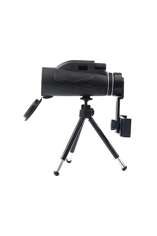 Samdoo 80x100 Bak4 Prisma Yüksek Çözünürlük Monoküler Teleskop - Su Geçirmez, Telefon Tutucu Ve Tripod İle