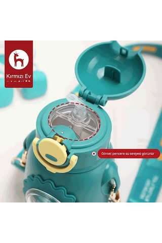 Dinosaurs Order 316 Paslanmaz Çelik Termos Bardak Çocuklar Soğuk Termos Bardak Taşınabilir Su Bardağı Çocuklar Su Bardağı-441 Altın