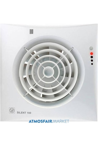 Silent 300 Chz Sessiz. Timer 'Lı. Nem Sensörlü 150 'Lik Banyo Fan