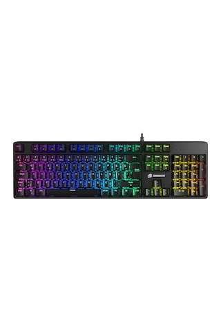 Gamebooster G24b Enigma Rainbow Aydınlatmalı Red Switch Siyah Mekanik Gaming Klavye