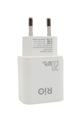 Rio Tech Model G3 20w Hızlı Şarj Adaptörü Usb Power Delivery 3.0