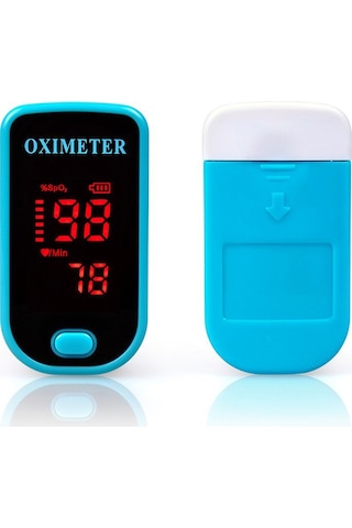 Sones Parmak Nabız Oksimetresi Mavi