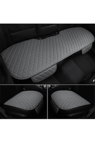 Bod Dali Serisi Koltuk Koruma Minder Kılıfı 3 Adet Füme