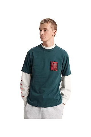 Vans Stretch Stack Crackle Erkek Tişört C-van000swefrjfrj Yeşil