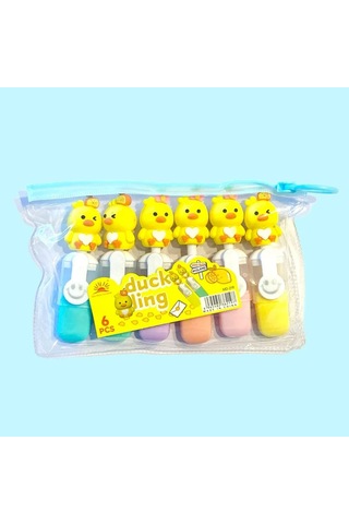 Sevimli Ördek Fosforlu Kalem 6 Lı