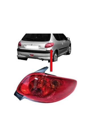 Peugeot 206 P206 Hb Arka Far Stop Lambası Takımı 2003-2011