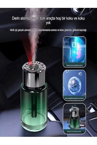 Şarjlı Araç Ev Ofis İçi Yıldız Tavan Efektli Difüzör 160ml Sess