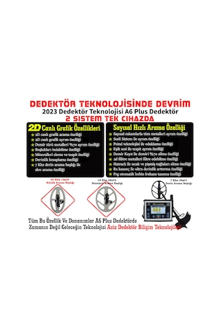 Altın Arama Dedektörü. A6 Plus