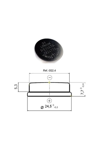 950mAh ile Renata CR2477N lityum pil