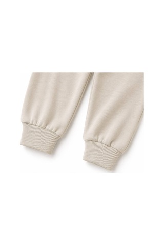 H&c Coolboy H&c %100 Pamuk Penye Bebek Tek Alt Pantalon 0-36 Ay Bej