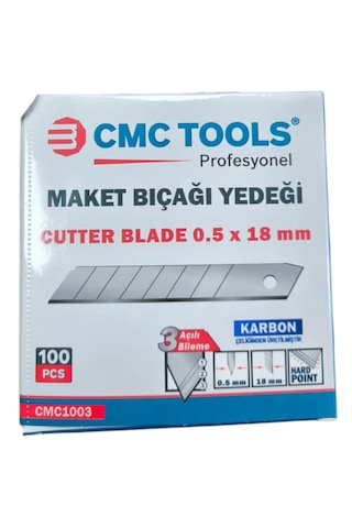 Cmc Tools Maket Bıçağı Yedeği 100 Adet