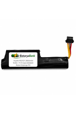 Arçelik Rs 3121 Uyumlu Robot Süpürge Bataryası 10.8v / 11.1v 2800mah Li-ion Şarj Edilebilir Pil