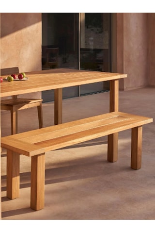 Ahşap Bank Ronda 120x40 Cm