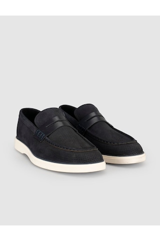 Cabani Siyah Süet Erkek Loafer