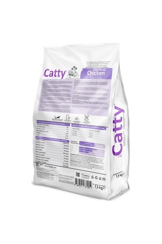 Catty Kısırlaştırılmış Tavuklu Yetişkin Kedi Maması 1500 G