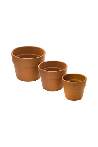 Cachepot Perfetto 13 Cm Toprak Saksı Terracota