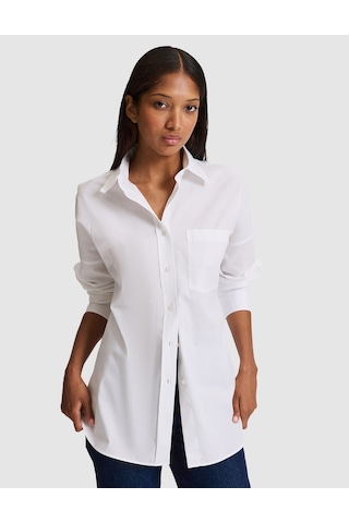 Pierre Cardin Kadın Beyaz Gömlek Desenli 50328628-vr013