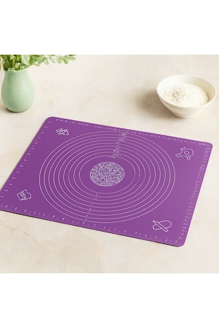 Silikon Hamur Matı 45x65 Cm Ölçekli Renkli