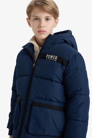Defacto Erkek Çocuk Su İtici Kapüşonlu Polar Astarlı Parka E9374a825wnnv146 Lacivert-nv146
