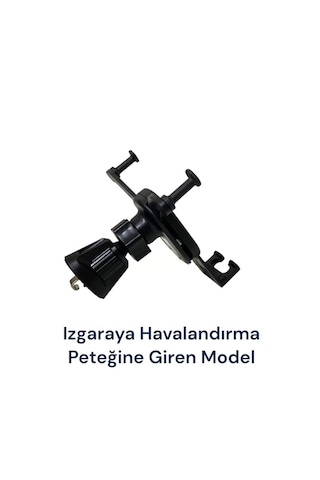 Araç İçi Kavramalı Telefon Tutucu Izgaraya Geçmeli Model A Kalite Auris Oto Akrobat Telefonluk Siyah