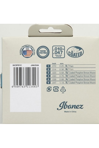 Ibanez IACSP61C Phosphor Bronze Extra Light Takım Tel Akustik Git