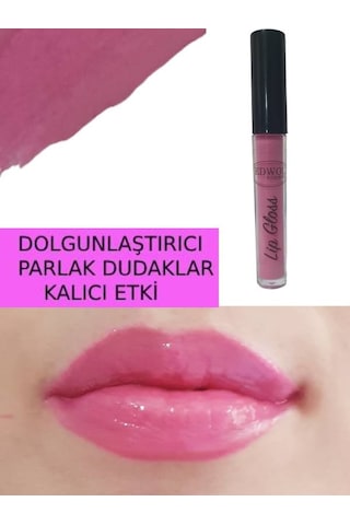 Edwol Make Up Likit Işıldayan Parlak Ruj Nude Kahverengi