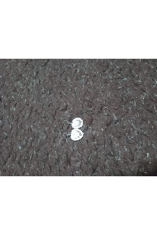 El İşi Örgü Küpe Beyaz