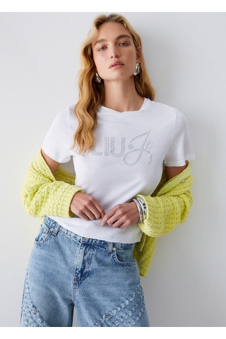 Liu.jo Liujo Wa6491js923 Kadın Tişört Beyaz
