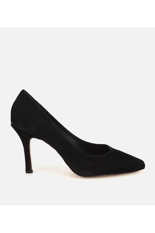 Hotiç Kadın Süet Deri Siyah Klasik Stiletto Ayakkabı 01ayh321900a100 01ayh321900a100 Siyah