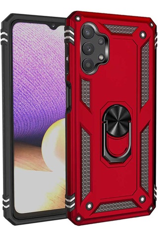 Samsung Uyumlu Galaxy A13 4g Kılıf Zore Vega Kapak Kırmızı