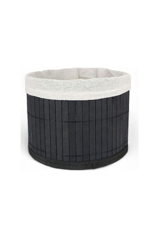Digithome Bambu Çok Amaçlı Saklama Kutusu Düzenleyici Küçük Boy Organizer Siyah 18 Cm - Cl-6008-5 C1-1-121 Siyah