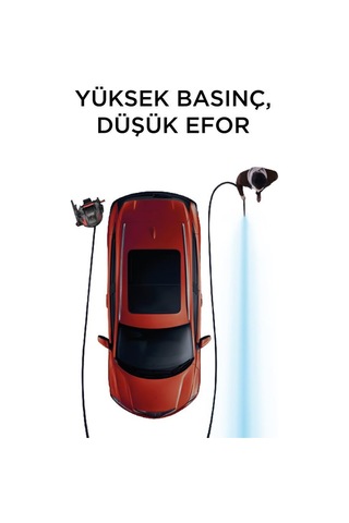 Torima Hpc-01 Kırmızı Yüksek Basınçlı Oto, Halı, Bahçe Temizleme Ve Yıkama Makinesi 2000w, 150 Bar Kırmızı