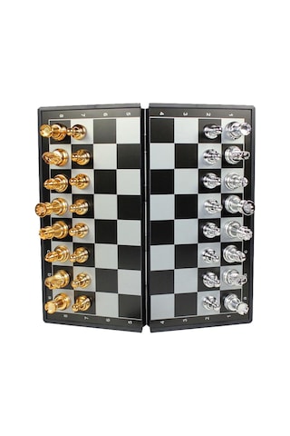 Dolıty Katlanır Satranç Tahtası Taşınabilir Tahta Oyuncak