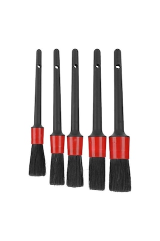 Araba Detaylı Temizlik Fırçası 5'li Set Standart