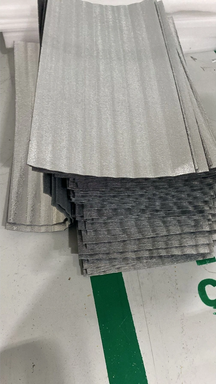 5 Mm, 8 Adet Yapışkanlı Petek, Radyatör Arkası Folyo Plaka Kalorifer Soba Arkalığı Isı Yalıtım Levhası - 5mm