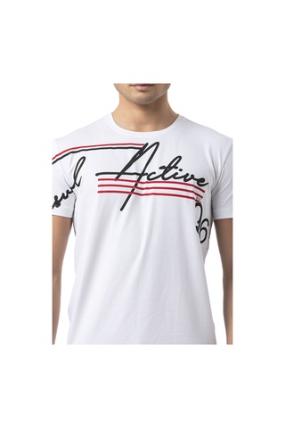 Cipo & Baxx Ct796 King Mode Activated Erkek T-shirt WHITE