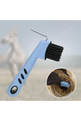 Elmpaly Metal Kancalı At Nalı Temizleme Fırçası Dayanıklı Pp Malzeme Ergonomik Sap