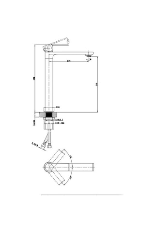 Fm-2321 Krom Lavabo Bataryası Krom