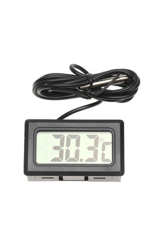 Problu Dijital Lcd Ekran Sıcaklık Ölçer Termometre Sıcaklık Sensörü